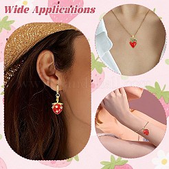 6 pendentif en laiton émaillé de 3 styles&nbsp;KK-CJ0004-14