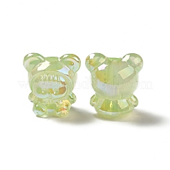 Placage uv perles acryliques irisées arc-en-ciel&nbsp;LS-PACR-M002-01B