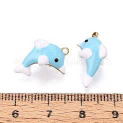 304 Edelstahl-Emaille-Anhänger&nbsp;STAS-T068-03B