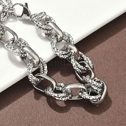Rolo-Kettenarmbänder aus 304er Edelstahl für Damen&nbsp;BJEW-S176-01P-B
