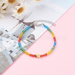 Braccialetti con perline di semi di vetro&nbsp;BJEW-JB06122