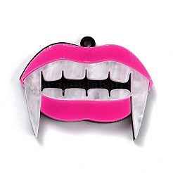 Pendentifs acryliques fluorescents de style occidental&nbsp;BACR-I001-01B