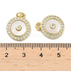 Colgante micropavé cubic zirconia de latón&nbsp;KK-A282-17G