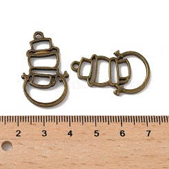 Pendentifs de lunette ouverte en alliage&nbsp;PALLOY-R098-47AB