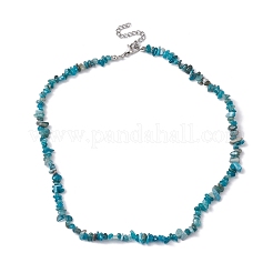 Collier de perles d'apatite naturelle&nbsp;NJEW-JN04615-15