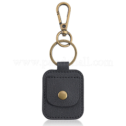 Ciondolo porta anello in pelle PU rettangolare decorazione&nbsp;AJEW-CP0011-03