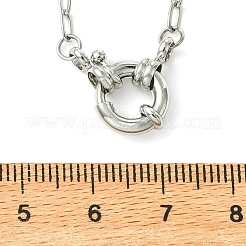 Collares de cadena con clip de acero inoxidable 304 de 2.5 mm&nbsp;NJEW-JN06449-02