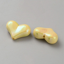10pcs perles acryliques opaques&nbsp;SACR-WH0008-020E