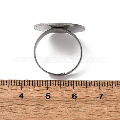 Verstellbare Fingerringkomponenten aus Edelstahl 304&nbsp;STAS-F149-21P-G