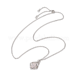 3 pièce 3 tailles 304 chaîne de câble en acier inoxydable pochette en macramé collier coulissant fabrication&nbsp;NJEW-JN05068