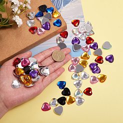 300 pz 10 colori imitazione taiwan strass acrilico cabochon&nbsp;sgGACR-SZ0001-09