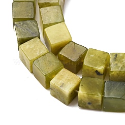 Natur Xiuyan Jade Perlen Stränge&nbsp;G-B155-C04-8x8mm