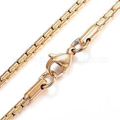 Collane in acciaio inossidabile 304&nbsp;NJEW-E080-18G