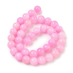 Cuentas mashan naturales redondos del jade hebras&nbsp;G-D263-10mm-XS23-01
