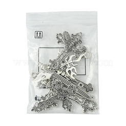 6 pièces 6 styles pendentifs croix en alliage de style tibétain&nbsp;FIND-FS0002-57