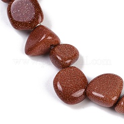 Synthetischen Aventurin Nuggets Perlen Stränge&nbsp;G-B125-A07-01