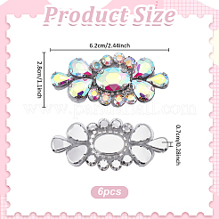 6 Stück GlasStrass&nbsp;DIY-WR0001-11B