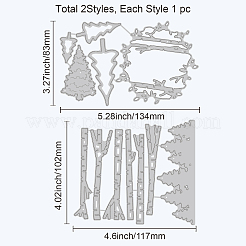 Kohlenstoffstahl Schneidwerkzeuge Schablonen&nbsp;DIY-WH0309-446