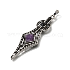 Natürlichen Amethyst große Anhänger&nbsp;GG-CBA7610-01AS-03