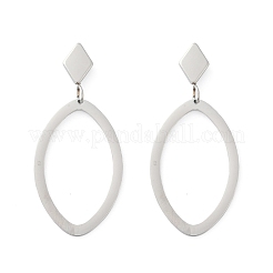 Orecchini a bottone in acciaio inossidabile 304&nbsp;EJEW-Z089-15P