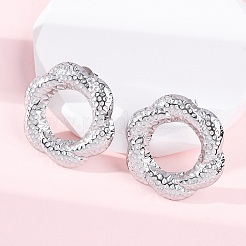 Boucles d'oreilles à tige en acier inoxydable 304 pour femmes&nbsp;EJEW-K306-05P
