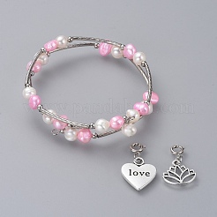 Braccialetti dell'involucro&nbsp;BJEW-JB04738-M