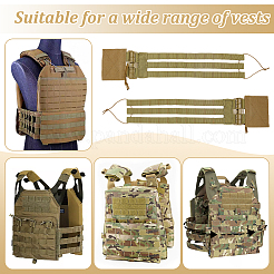 Ceinture de gilet tactique en nylon&nbsp;AJEW-WH0596-342B