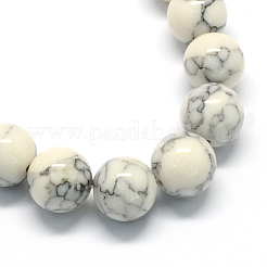 Tinti turchese sintetico filoni gemma tallone&nbsp;TURQ-R032-8mm-XSS01