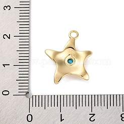 Sommerstrand gefärbte synthetische Türkisanhänger&nbsp;KK-U042-15G