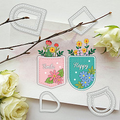 Stanzschablonen aus Kohlenstoffstahl mit Taschenmotiv&nbsp;DIY-WH0309-1533