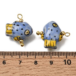 Colgantes hechos a mano de la porcelana&nbsp;PR-CBA0027-10G-05