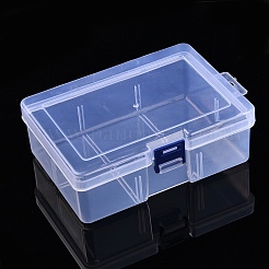 Rechteckige Aufbewahrungsboxen aus Kunststoffperlen&nbsp;X-CON-YW0001-32