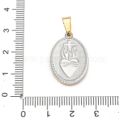 Pendentifs religieux en acier inoxydable 304&nbsp;STAS-H264-13B-ASG
