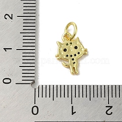 Pendentifs en laiton plaqué or véritable 18k&nbsp;KK-M283-06E-02