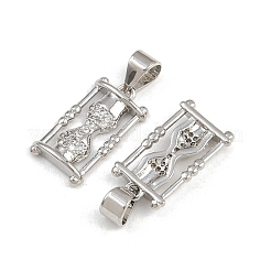 Messing micro pave klare zirkonia anhänger&nbsp;KK-A269-40P