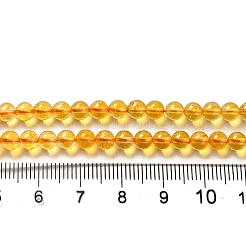 Natürlichem Quarz-Kristall-Perlen Stränge&nbsp;G-C076-4mm-6