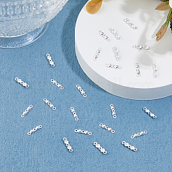 25 Stück 925 Sterling Silber Perlenspitzen Knotenabdeckungen&nbsp;STER-DC0001-55
