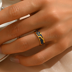 Anelli in ottone con motivo irregolare per donna&nbsp;YY3361-3