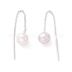 Anti-appannamento 999 filo per orecchini a nappa a catena in argento fine per ragazze donne&nbsp;EJEW-I260-44P