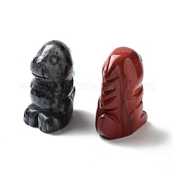 Aus natürlichem und synthetischem Edelstein geschnitzte Dinosaurierstatuen als Ornament&nbsp;G-P525-13