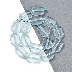 Synthetische blaue Quarzperlenstränge&nbsp;G-B125-P10-01