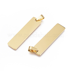 Pendentifs en acier inoxydable 304 avec placage ionique (IP)&nbsp;STAS-F241-01A-G