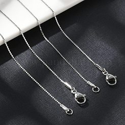 Collana a catena serpentina in acciaio inossidabile 304 anti-ossidazione per uomo e donna&nbsp;NJEW-G076-01A-P