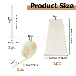 Reemplazo de la cremallera del vestido de novia&nbsp;AJEW-WH0609-837D-01