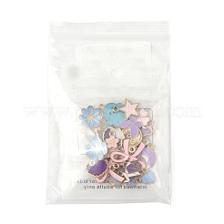 Colgantes de esmalte de aleación 30pcs 15 estilos&nbsp;ENAM-FS0003-36