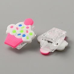 Niedliche Clips aus Silikon und Kunststoff&nbsp;AJEW-WH0248-373C