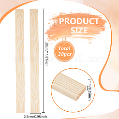 Bâtonnets en bois&nbsp;WOOD-BC0001-49B