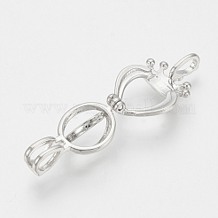 Messing-Medaillon-Anhänger&nbsp;KK-S342-16P