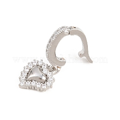 Pendentifs en laiton zircon cubique transparent&nbsp;KK-H268-07P-03