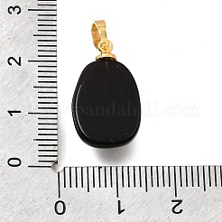 Natürlichen Obsidian Anhänger&nbsp;G-T151-03E